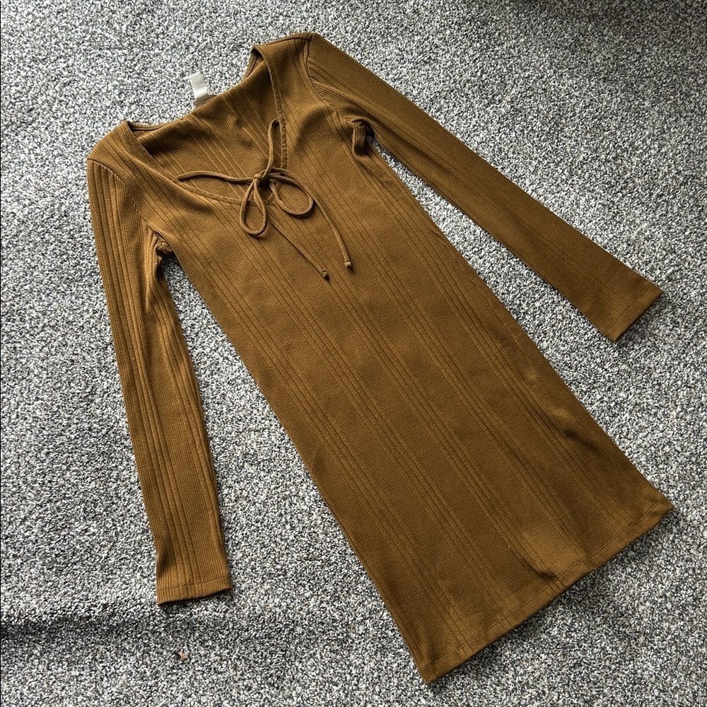 Forever 21 Ribbed Long Sleeve Dress | Long Sleeve Dress | Ribbed Dress